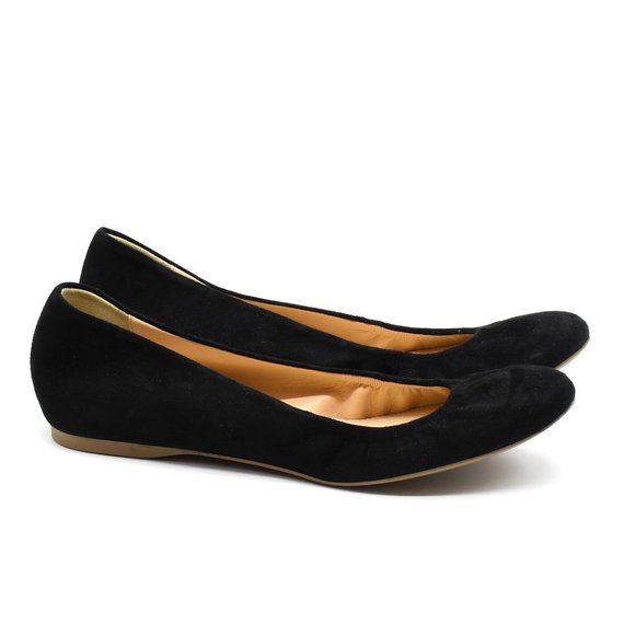 J. Crew Shoes - NEW J. Crew Cece Black Suede Ballet Flat 8